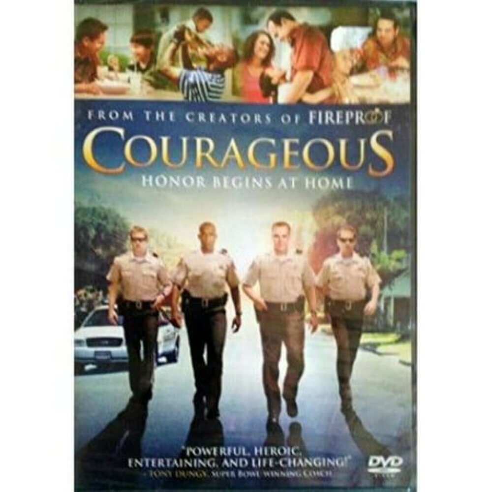 Courageous Honor Begins At Home DVD PG13 Alex Kendrick Sony Pictures Movie